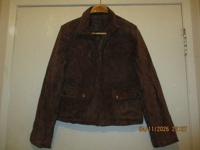 Uniform John Paul Richard Chocolate Brown Leather Womens Short Small Jacket