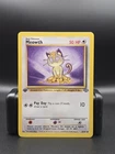 Pokémon Meowth Jungle Set 56/64 1st Edition Regular Common Vintage 1999 WOTC TCG