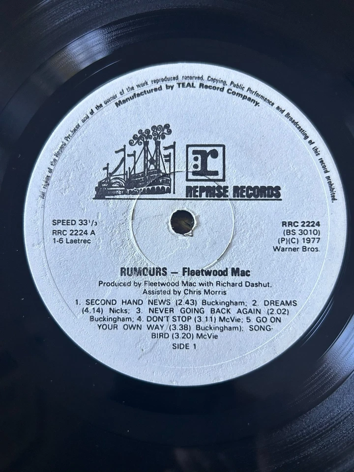 Fleetwood Mac HYPER RARE Zimbabwe Press Rumours Eagles, Zeppelin, Petty, Beatles - Image 4 of 4