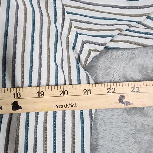 VINTAGE Christian Dior Hemd Herren 15 32-33 weiß gestreift Knopfleiste Made USA 90s - Bild 9 von 12