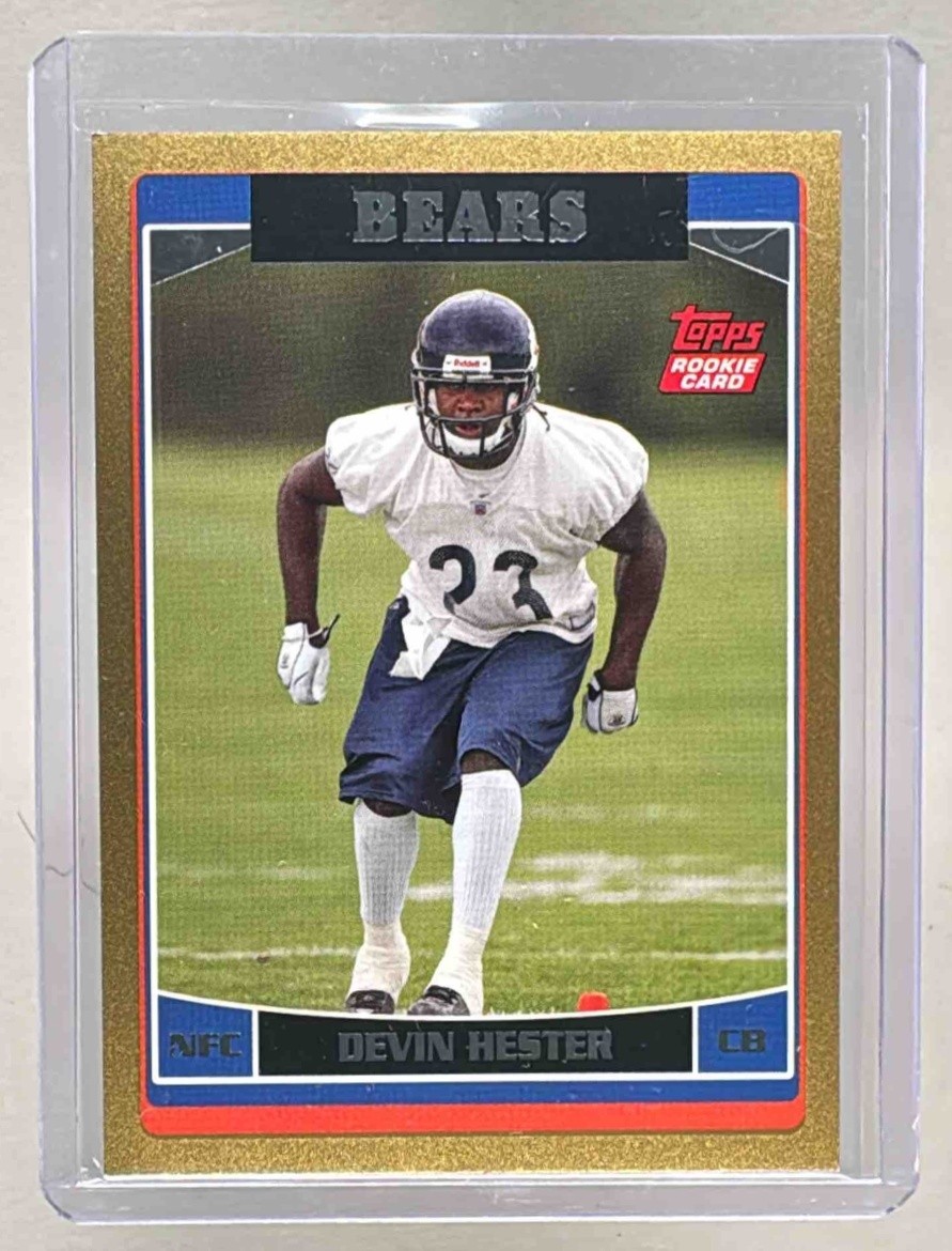 Devin Hester 2006 Topps #334 Gold Rookie RC /2006