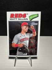 2026 Topps Heritage #252 Matt McLain Chrome Reds