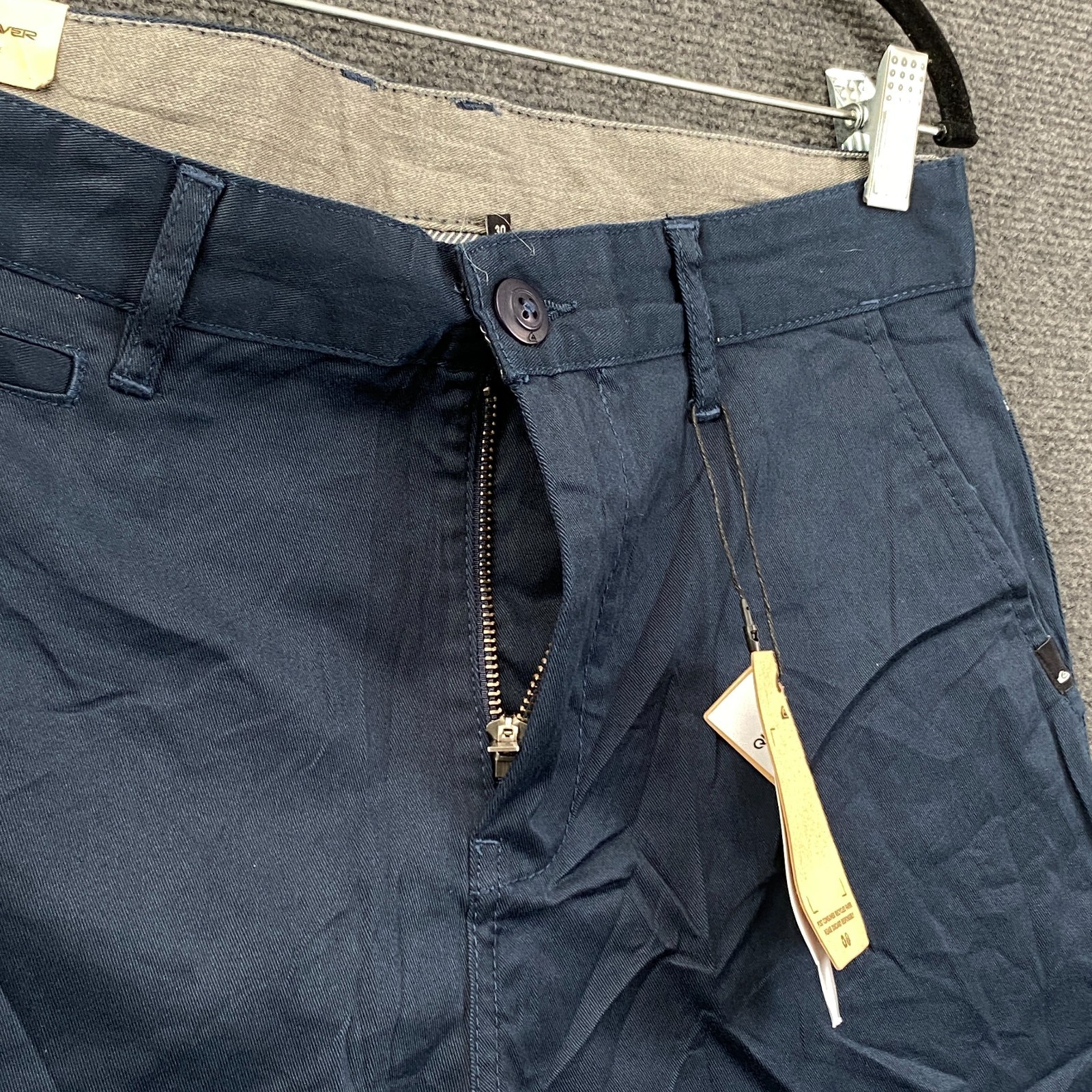NEW Quiksilver Everyday Union Mens W30 Navy Twill Walk Shorts Surf Skate image 6