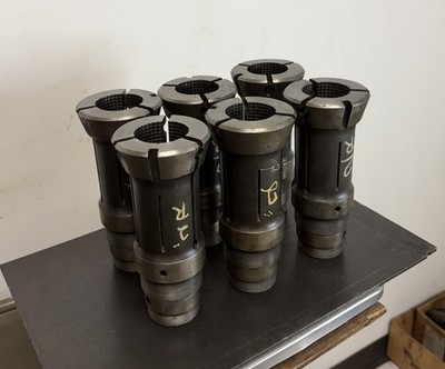 2'' Round Collets & Pushers for 2'' Acme-Gridley (Set of 6)