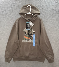 Realtree Sweatshirt Adult Large Gray Pullover Hoodie Workwear Outdoors Hunting