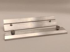 Fastensol Silver Rail Joiner x2 Including 2PCS Fixing Bolt