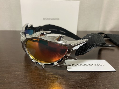Gentle Monster Tekken 8 Sunglasses Inferno Style Collab Eyewear Silver Orange - Picture 7 of 16