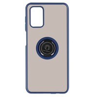 Hybrid HandyhüLle Mit Ring-Halterung FüR Galaxy A02S – Blau