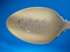 Sterling Silver REED & BARTON Souvenir Spoon LA PARISIENNE Quincy MA ~ Louise