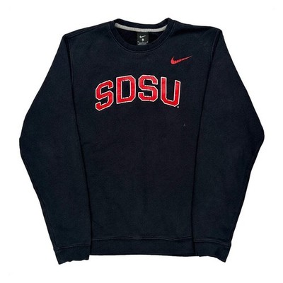 Sdsu Nike College Sweatshirt - Medium Black Cotton