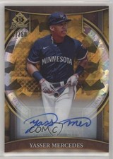 2023 Bowman Invicta Gold Atomic Refractor 17/50 Yasser Mercedes #BI-12 Auto 0o48