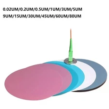 3Pcs Diamond Polishing Lapping Microfinishing Film for Optical Fiber 5'' Disc