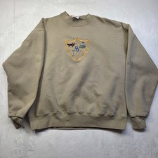 VTG Embroidered Crewneck Sweatshirt - Golf Related Sz XL USA Made See Pics