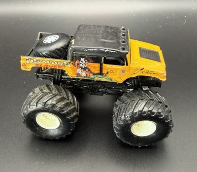 2002 Hot Wheels Monster Jam Truck Dragon Slayer 1:64 Scale 3.5  Length Kids Toy