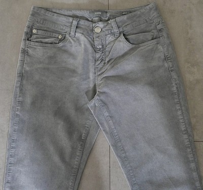 CLOSED Baker Damen SAMT Hose W27 = 36 Grau Jeans SEHR GUT