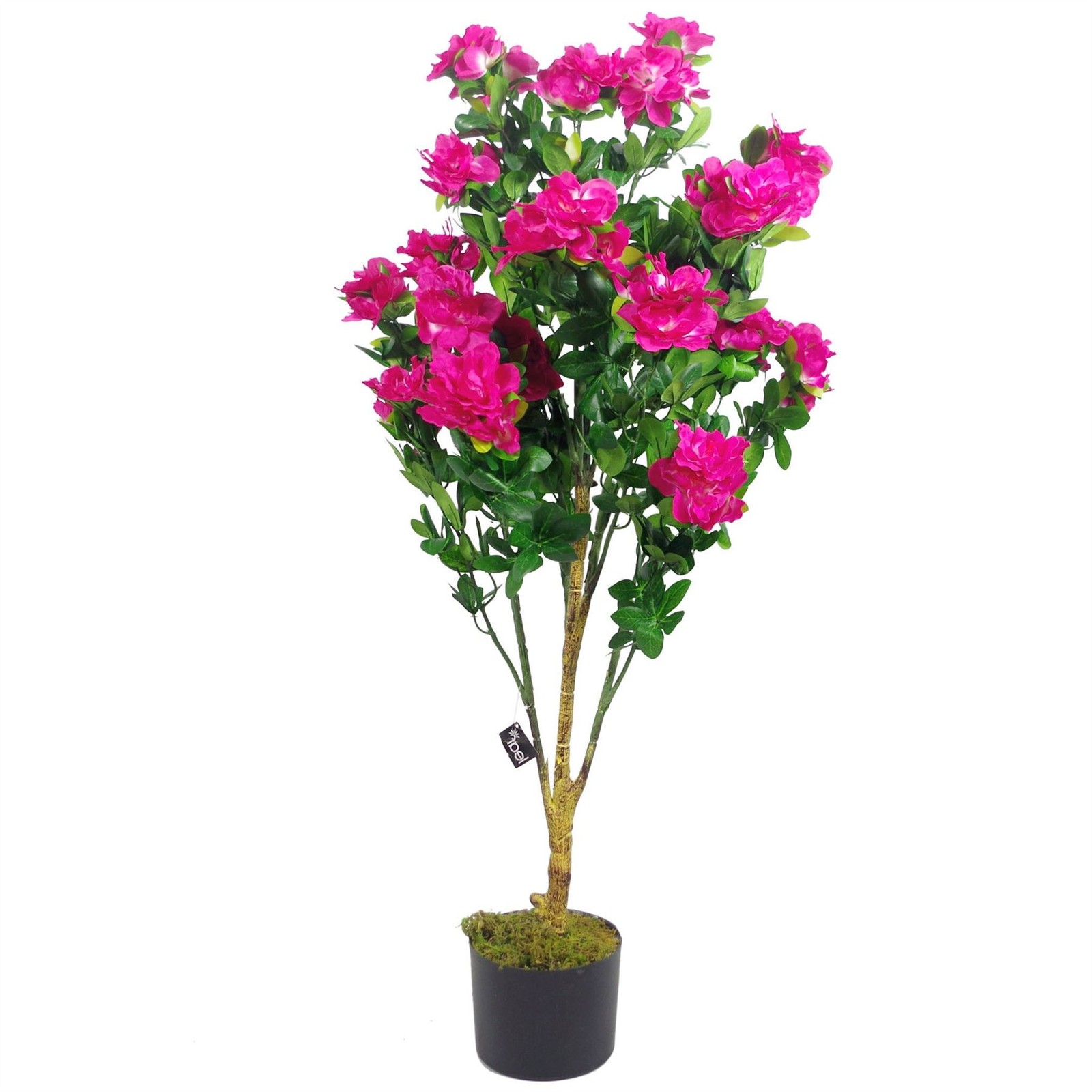 Leaf - Artificial Azalea Plant - 100cm - Pink - Image 2