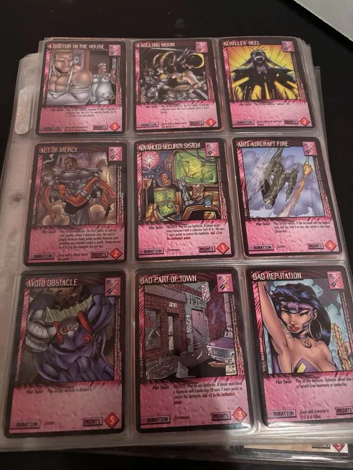 WildStorms CCG 1995 Limited Black Border Set Complete All Chase All Rares - Изображение 4 из 4