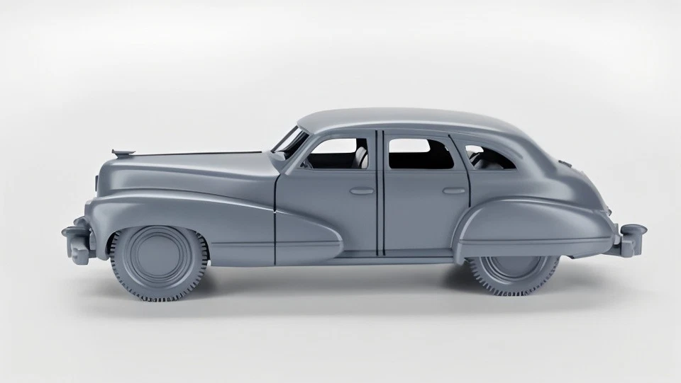 3D Printing 1/72 American 1942 Cadillac Staff Car Unpainted - Image 4 of 4
