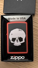  SKULL Zippo USA lighter, brand new and boxed