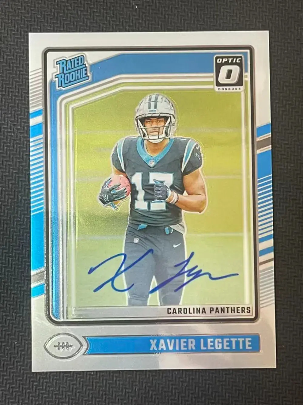 2024 Panini Optic Rated Rookies RPS Auto On Card RC#299 Xavier Legette /325 JP