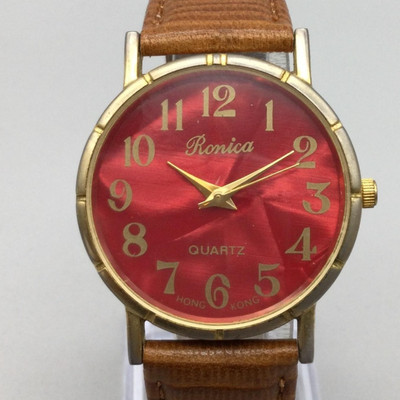 Купить vtg ronica watch women easy read 44mm brown dial  display picture 1