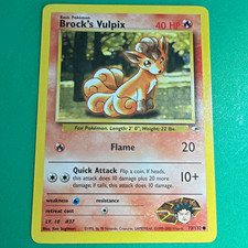 Wizards of the Coast Brock's Vulpix 73/132 Gym Heroes English Unlimited on eBay