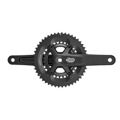 MicroSHIFT Fahrrad Sword Schwarz Wide Crankset 2x 46x29 165mm Kettenschutz