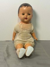 VINTAGE 1930s Composition Head, Arms, Legs Doll w/ Cloth Body, Sleep Eyes 21"