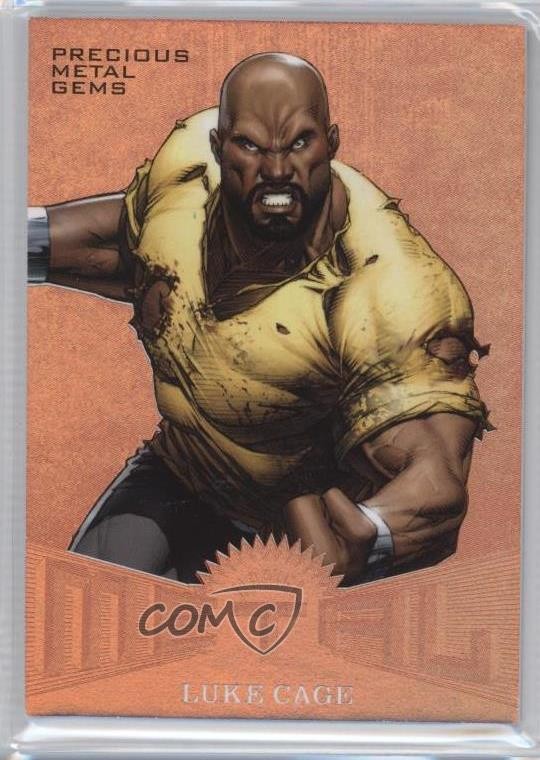 2017 Fleer Ultra Marvel Spider-Man Metal PMG Bronze 19/199 Luke Cage #MM10 4et
