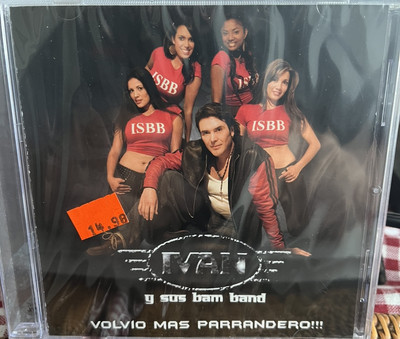Ivan Y Sus Bam Band Volvió Mas Parrandero Tropical CD Sealed Columbia 2009