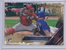 2016 Topps Update Gold RC Jett Bandy #US24 Angels 1208/2016
