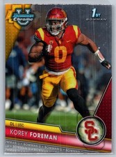 Korey Foreman 190 2023 Bowman University Chrome USC Trojans Card