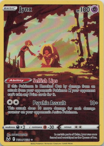 Pokemon Jynx Silver Tempest Trainer Gallery #TG04 NM EN