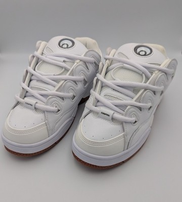 Unisex Osiris D3 OG White/White/Gum Skate Shoes Size UK9/EU43