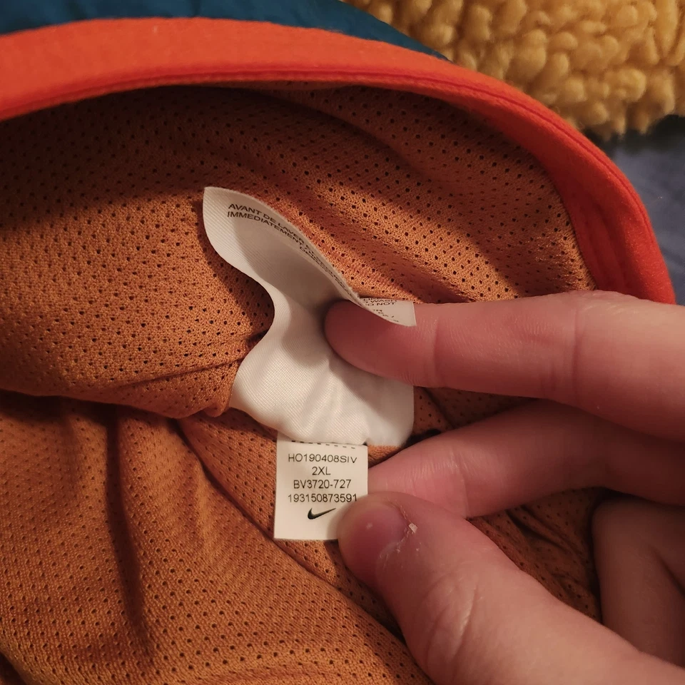 Vintage Nike Heritage Sherpa Fleece Full Zip Jacket Size XXL 2XL - Image 4 of 4