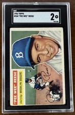 1956 TOPPS PEE WEE REESE BASEBALL CARD #260 GRADED SGC 2 READ DESC