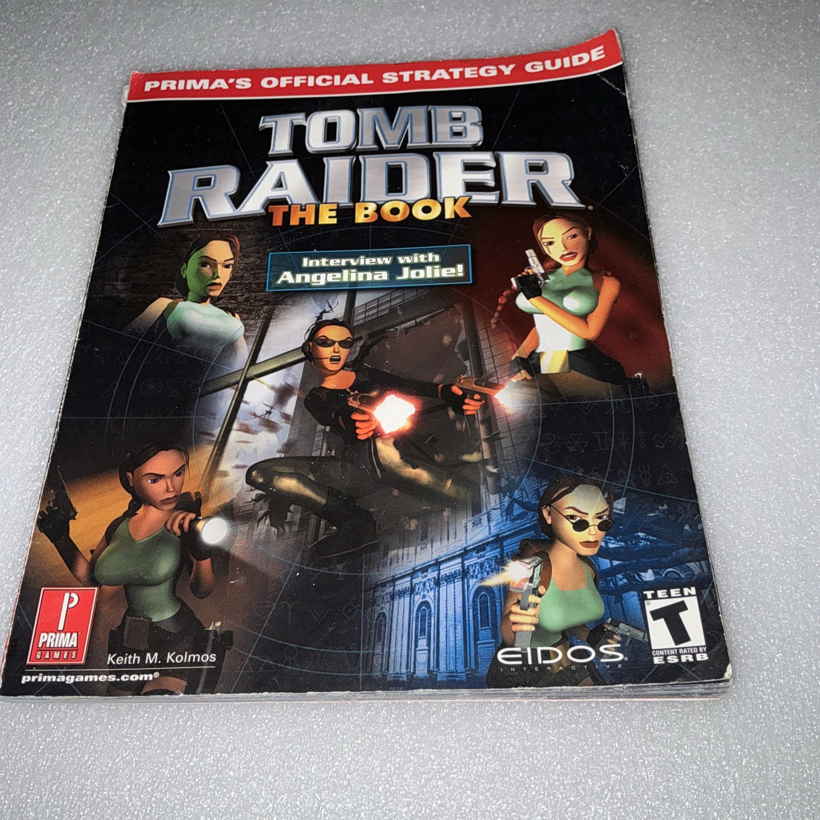 Tomb Raider The Book Prima's Official Strategy Guide Rare global shipping vgc