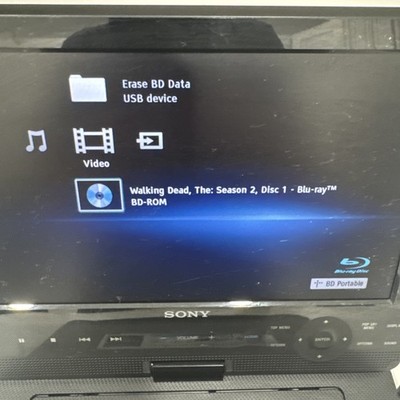 Sony BDP-SX1000 Portable Blu-Ray Player (10.1