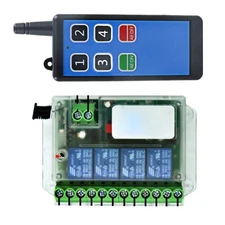 New -10℃-+70℃ 4 Channels Remote Control Switch ON/OFF Relay Module Universal