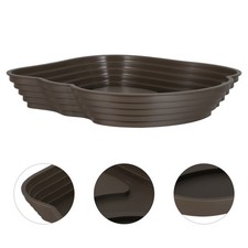  Ciotola da bagno per tartarughe animali domestici ciotola per mangime rettili ciotola per acqua cibo