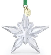 Swarovski Crystal Annual Large Snowflake/Star Ornament 2025 NIB