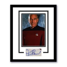 Patrick Stewart "Star Trek" AUTOGRAPH Signed 'Picard' Framed 11x14 Display ACOA
