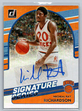 2020-21 Panini Donruss Micheal Ray Richardson Signature Series Auto Knicks