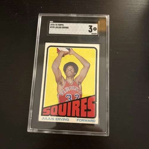 1972-73 Topps - Julius Erving #195 (RC) Sgc 3