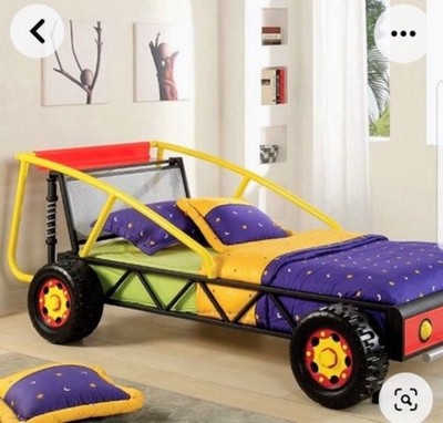 Kids Car Bed Twin Size Metal Frame Rare!! Local Pick Up..