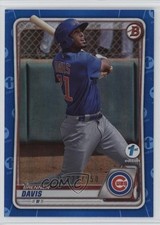 2020 Bowman Draft 1st Edition Blue Foil 29/150 Brennen Davis #BD-187 0vd2