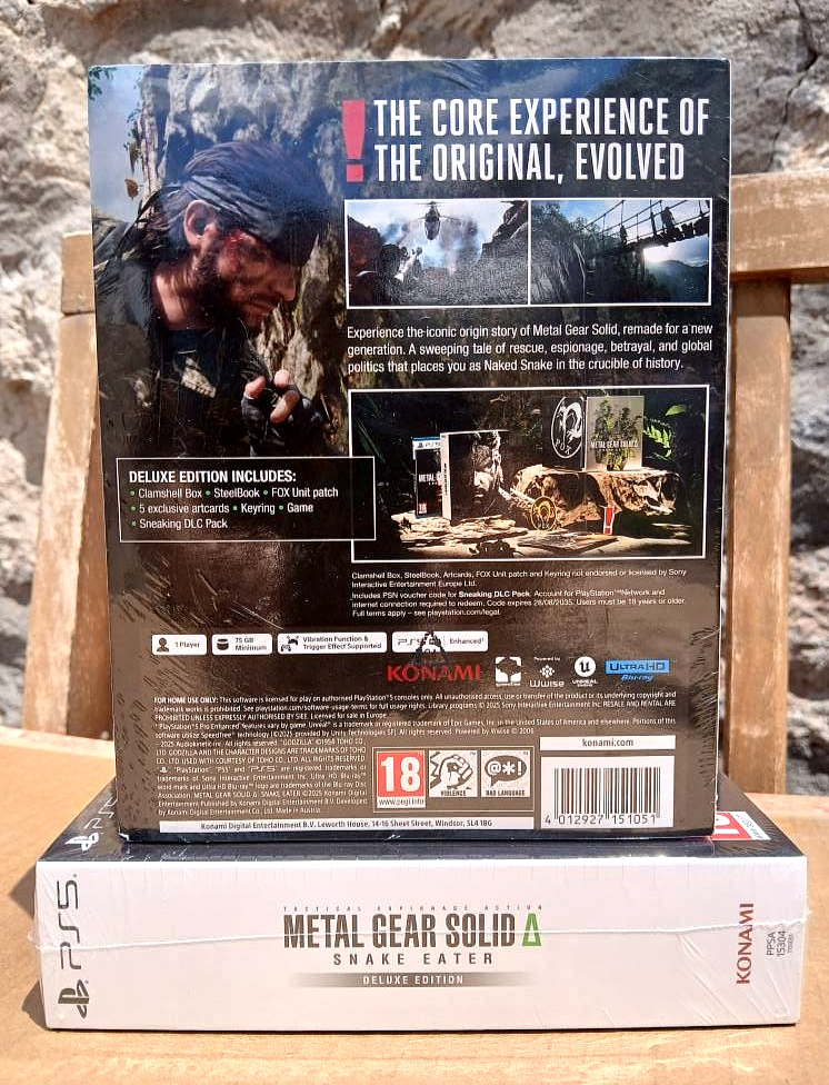 Metal Gear Solid Delta Snake Eater Deluxe Edition Steel Book