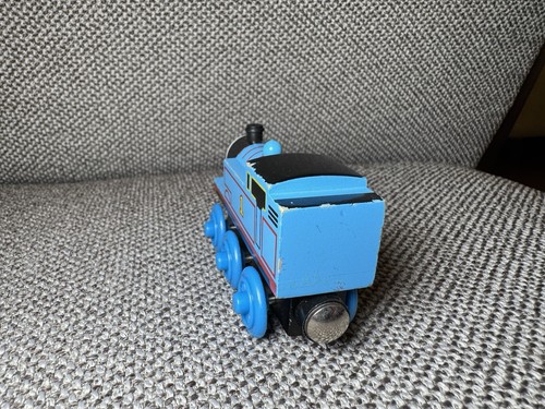 Thomas The Train Wooden Railway Tank Engine Friends 2003 Blue #1 - Picture 3 of 5