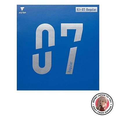 New VICTAS Table Tennis Rubber VJ07 Regular High-Elasticity Spin-Type Soft Back