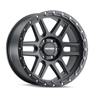 Mayhem Delta 17x9 -12 Matte Black Wheel Rim 5x127 5x5 (QTY 1) 8304-7973MB12